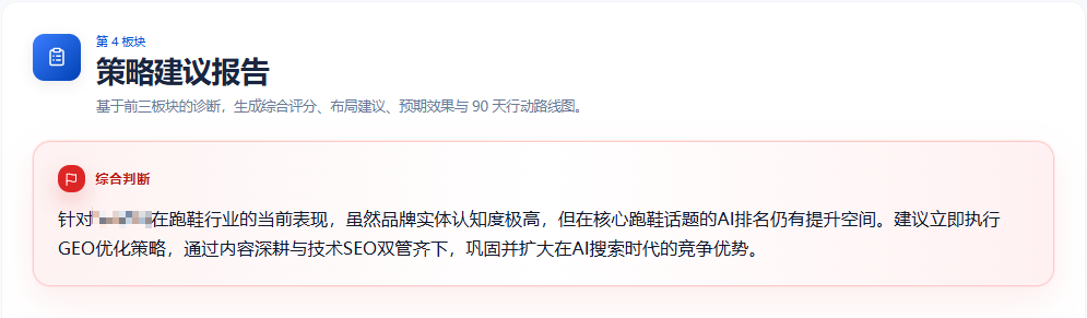 策略建议报告综合判断截图